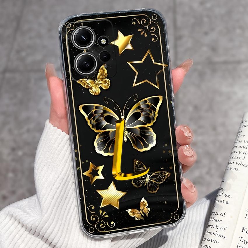 For Redmi Note 12 11 11T Pro Plus 12S 12 Turbo 11S 11SE 5 Plus 5A Pro Phone Cases Star Letters Soft Transparent Silicone Lightweight Back Covers Shell
