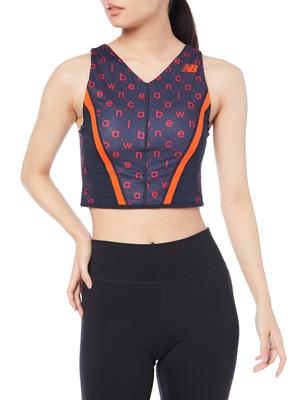 Tank Transform NBSleek Top Corto Estampado BZ M Top/Sin Mangas Mujer (Resplandor)