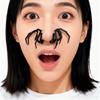Spider Nose Accessories Realistic 8-Legged Fake Nose Decor for Halloween Costume Cosplay