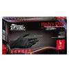 Semosi Durable Black Nitrile Gloves: Thick, Disposable, Oil-Resistant for Food, Beauty, Tattoo, Industrial, and Automotive Use.