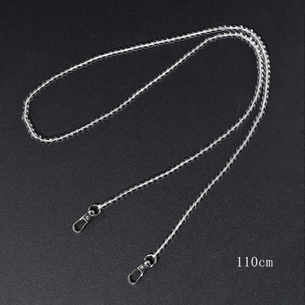 Fashion 110cm/120cm Purse Pearl Strap DIY Replacement Bag Lanyard Beaded Chain Shoulder Bag