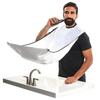 Transparent Suction Cup Beard Bib for Men - Shaving Apron