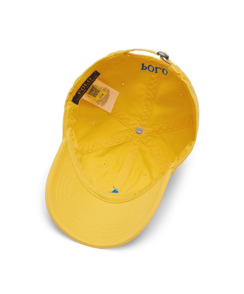 POLO RALPH LAUREN Cotton Chino Baseball Cap - Yellow