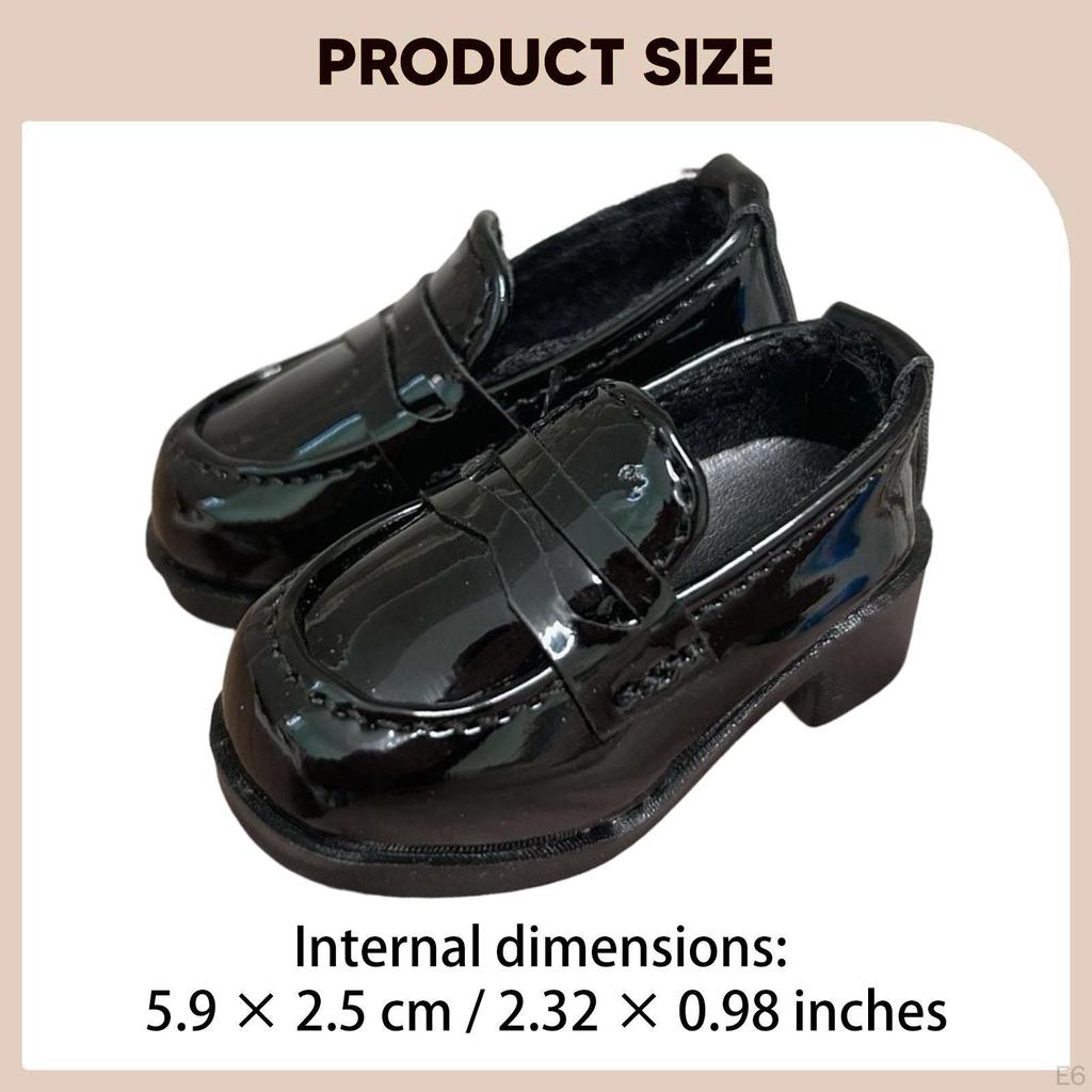1/4 BJD Doll Shoes 16inch-18inch Collectible Women Action Figures Miniature Model Decoration Loafers