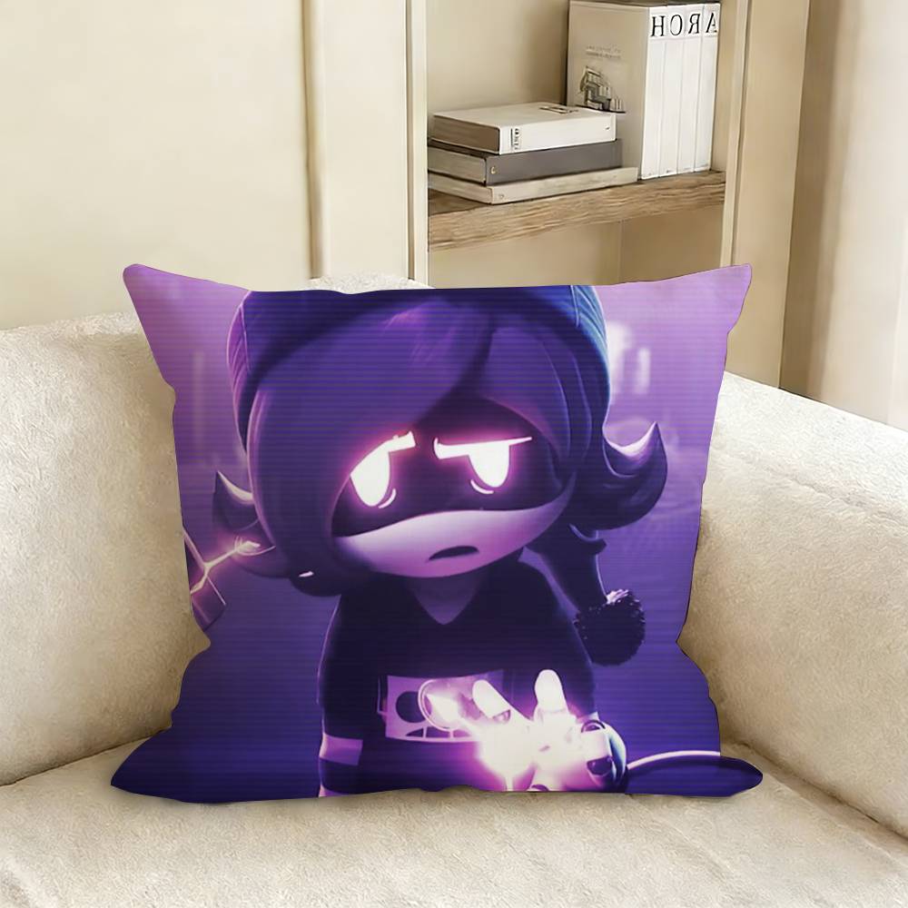

Gothic MMurder DDrones UUZI Pillow Case Living Room Sofa Cushion Cover Suitable For Home Bedroom Room Decoration 30x30cm