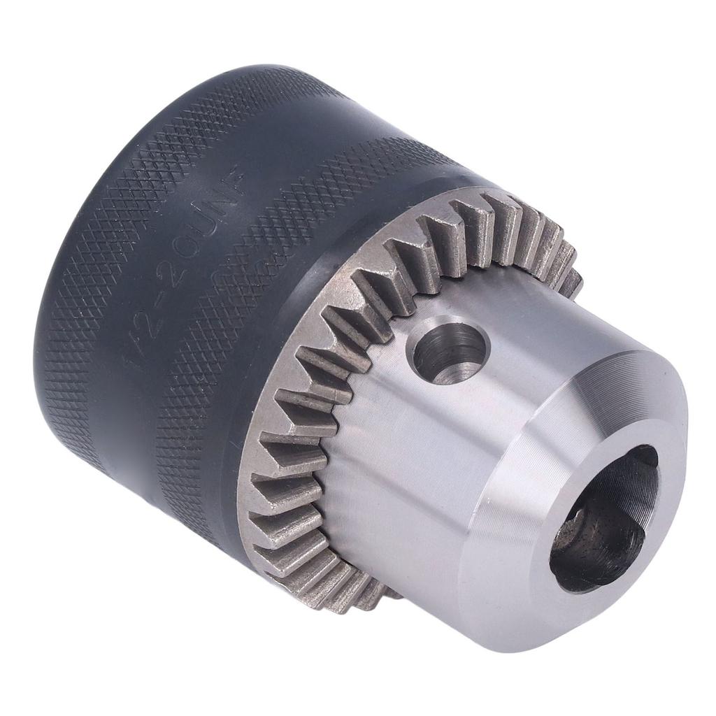 Drill Chuck Keyless 3?16mm 12?20UNF 3 Jaw Stainless Steel Converter Adapter Accessory