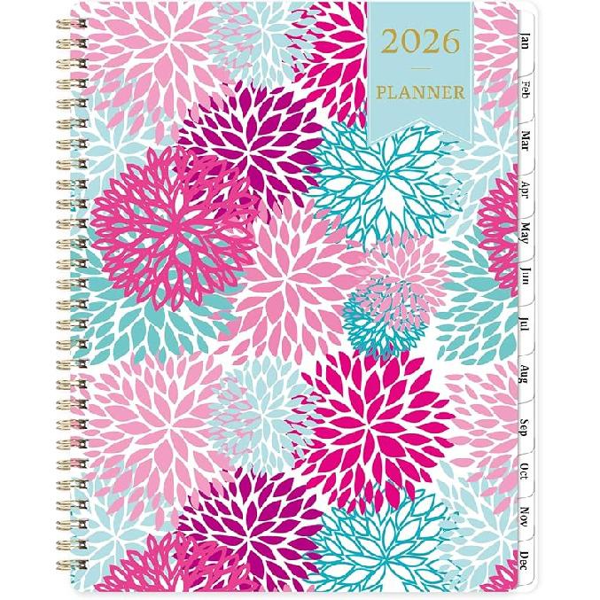 2026 Planner - 9   x 11   Calendar Planner 2026, Jan. 2026 - Dec. 2026, Planner Weekly and Monthly, Large Planner 2026 with Monthly Tabs, Inner 2026 Planner