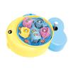 Portable Board Game Mini Fishing Toy Clock Work Power Realistic Fish Rod Interactive Toy For Kids Toddler Children Gift