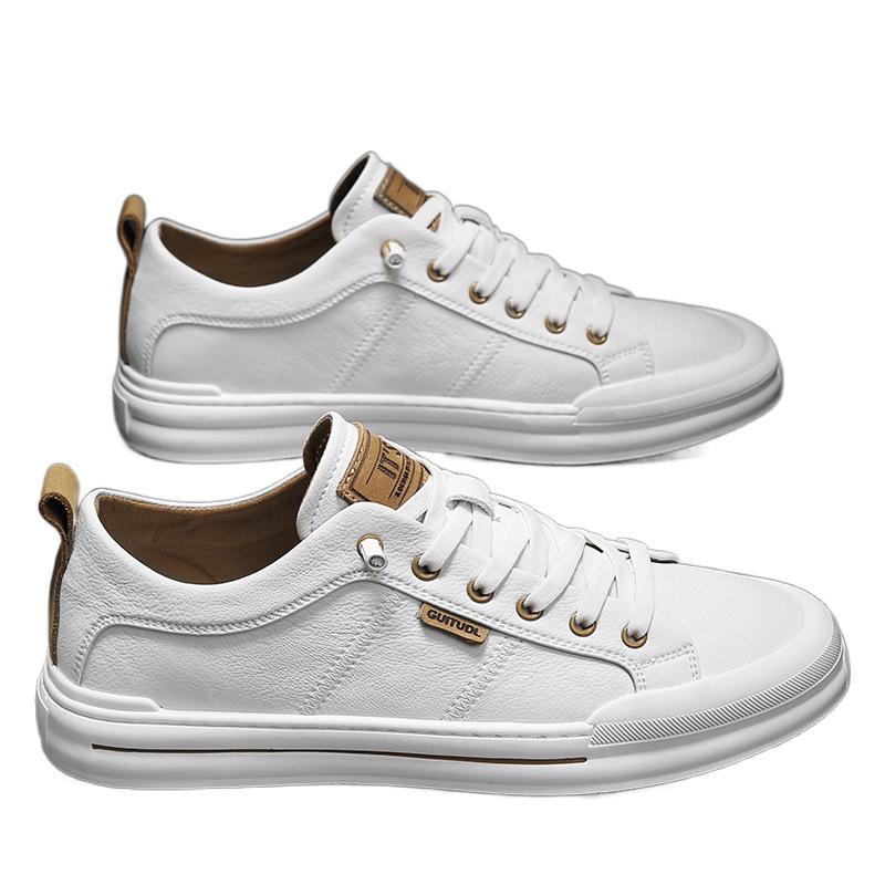 New autumn and winter board shoes casual leather shoes little white tide shoes