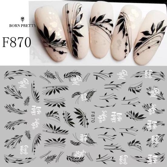 Functional Nail Stickers Nails Ornaments Lovely Colorful DIY