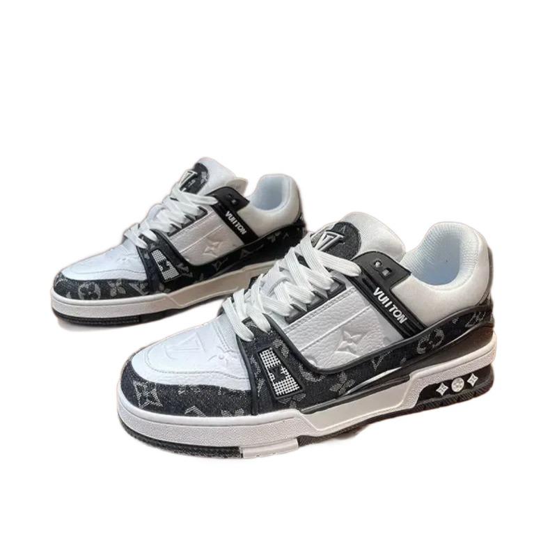 Spring new color matching low-top board shoes breathable and non-slip men's casual shoes