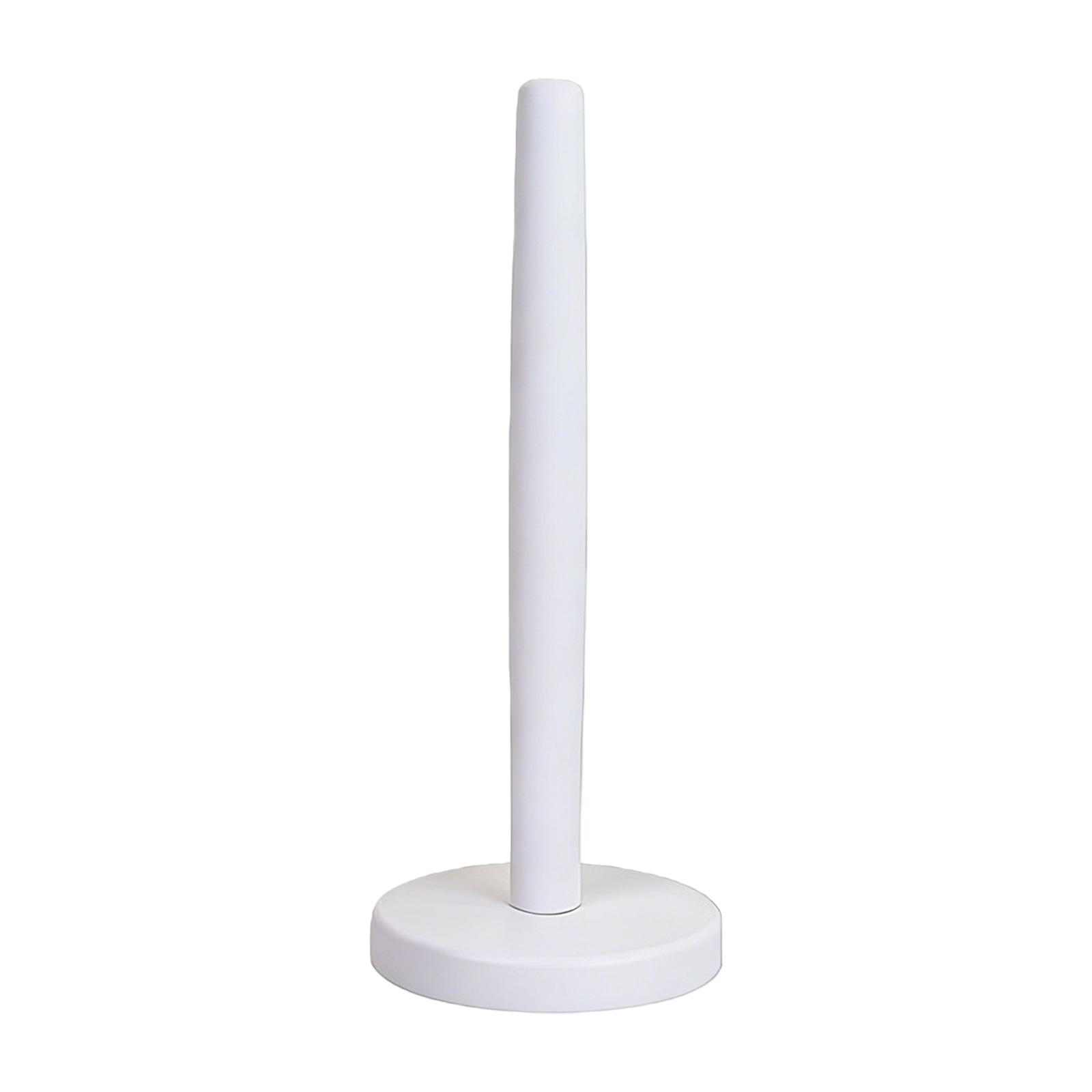 

Countertop Vertical Tissue Holder Roll Paper Stand Wood Paper Towel Holder Napkin Stand for Kitchen Home Easily to Use белый