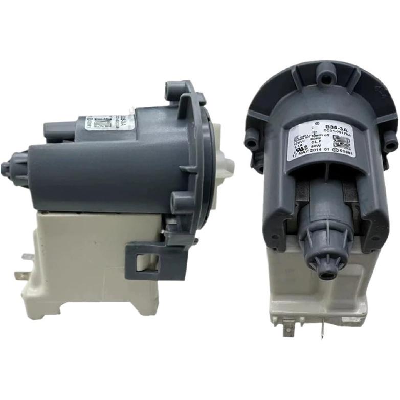 Drain Water Pump Assembly, Compatible With Samsung Washing Machine B35-3A DC31-00178A 120V 60Hz 80W Drainage Motor Washer Parts