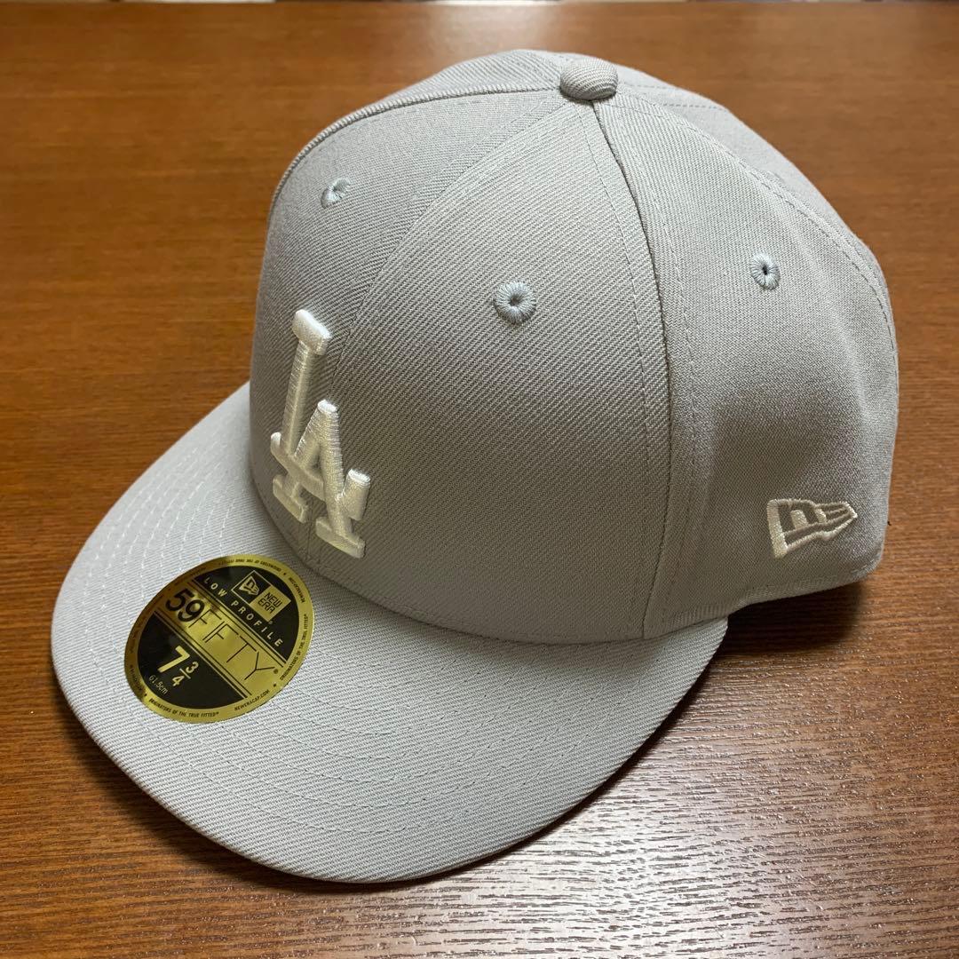 Used NEW ERA 59FIFTY LA Dodgers Cap Gray