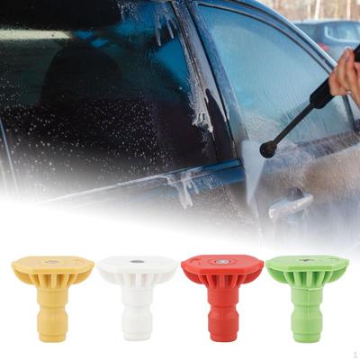 4-teiliges Hochdruckreiniger-Düsenspitzen-Set, einfach zu installierende Aufsätze, professionell, langlebig für die Bewässerung