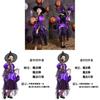 Fantasy Theme Girl Witch Costume With Mesh Fabric For Childrens Cosplay And Party Wear