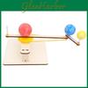Science Experiment Diy Wooden Earth Moon Sun Solar System Model Kit Educational Toy For Kids