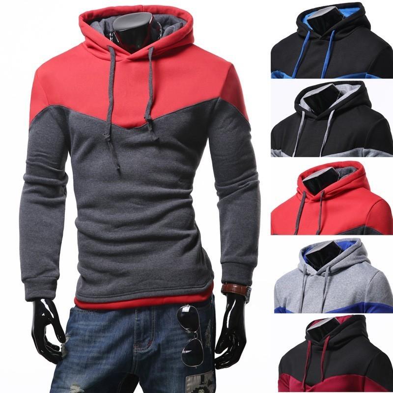 Coat Mens Jacket Outwear Sweater Winter Slim Fit Hoodie Warm Hooded Sweatshirt