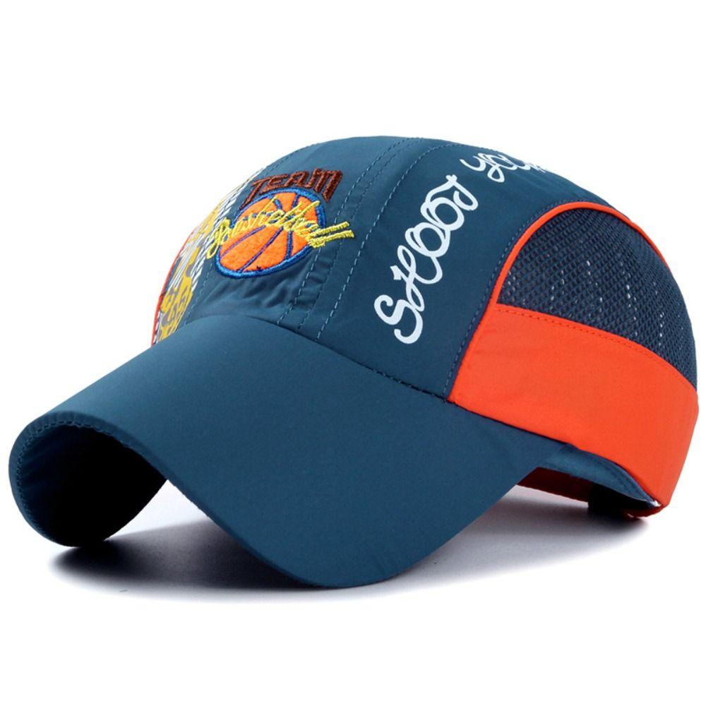 Anti-UV Kinder Baseballkappe Schnelltrocknende Laufmütze Modischer Sonnenhut Tennis