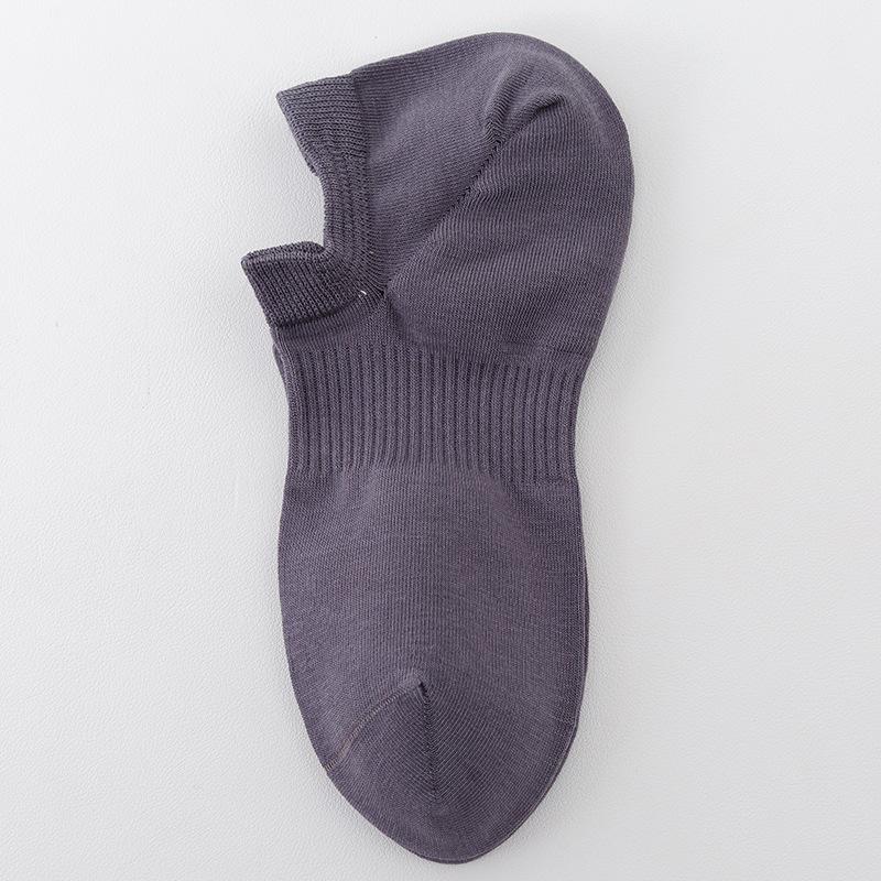 Men's Autumn and Winter Invisible Boat Socks, Simple and Breathable Cotton Socks, Casual Short Socks