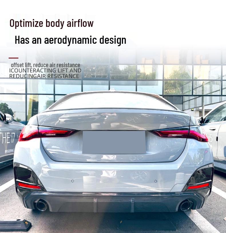 BMW 4 Series I4 G26 M Sport (2020+) Rear Bumper Air Vent Air Blade Sticker