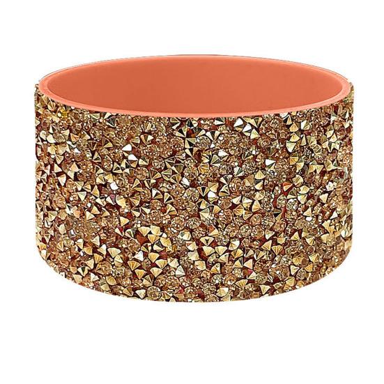 

Rhinestone Silicone Boot for 30-40oz Tumbler Base Protector Cup Sparkling Glitter Non-Slip Shockproof Cup Sleeve Stylish F