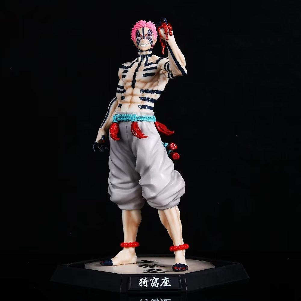 Amine Demon Slayer Akaza Action Figure Toys 28cm