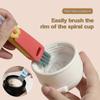 3 In 1 Cup Lid Cleaning Brush, 2024 New Crevice Cleaning Brush for Bottle Gap Tight Spaces Cup, 3 In 1 Multifunctional Cleaning Brush - Ri