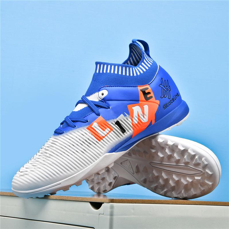 

Amazon мужские осенние высокие кроссовки с длинными сломанными ногтями, бесшовное плетение «муха», студенческие, детские, для мальчиков, профессиональные тренировочные, футбольные 36