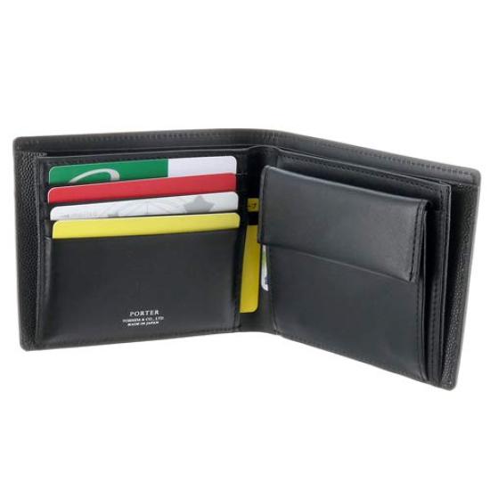 [Porter] Yoshida Bag Bifold Wallet Folding Wallet ABLE 030-03440 1. Black