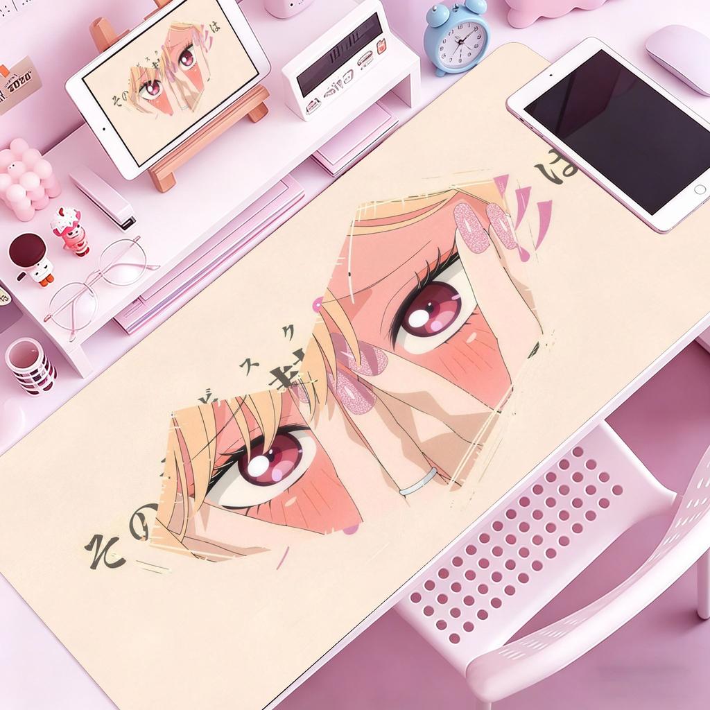 Carino Anime Kitagawa Marin MMy DressUp Darling Tappetino Mouse Grande Tappetino Mouse Gaming con Bordi Cuciti Tappetino Scrivania Spesso PC