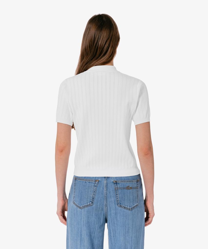 LACOSTE Women'S Golf Scalloped Polo Sweater Af331E-56G 001