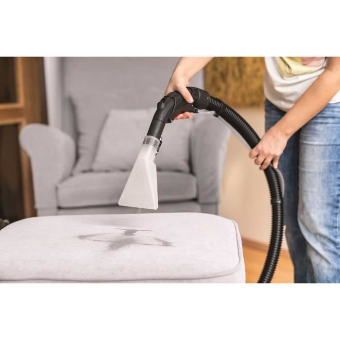 Aspirateur Injecteur Extracteur eau et poussière SCHEPPACH SprayVac20 - 1600W - Cuve Inox - Gris - 5 en 1
