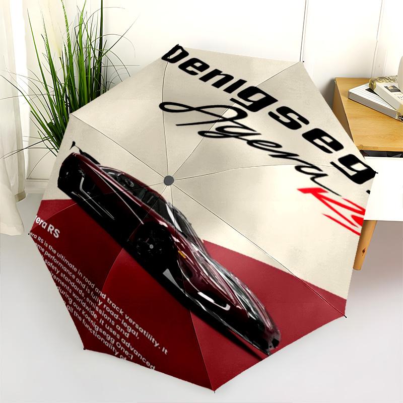 Godzilla Koenigsegg Jesko: Power Precision Folding umbrella 8 paraphenoid bones Umbrella Umbrella Sun umbrella Umbrella