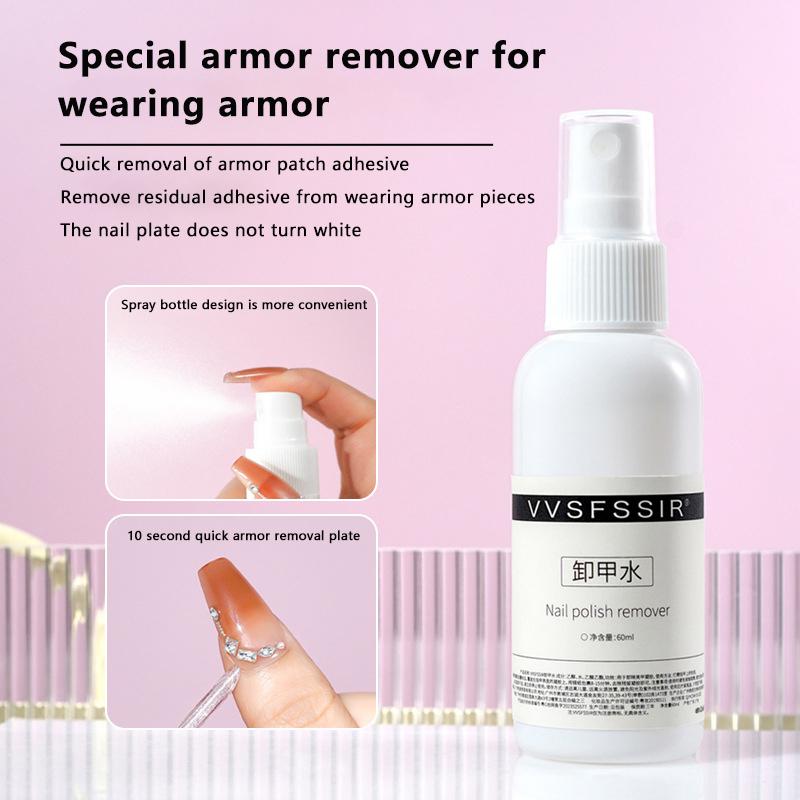 60Ml Spray Type Nail Uv Gel Polish Burst Magic Remove Gel Liquid Surface Layer Acrylic Clean Degreaser For Nails Surface Clean