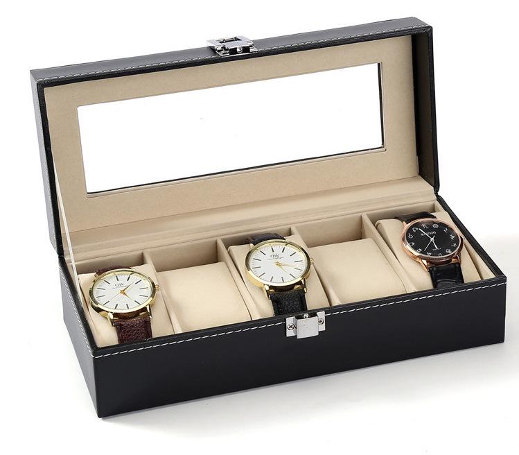 PU Leather Watch Display and Storage Box