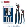 Clește cu pompă 180mm/250mm cu fălci călite, tratate termic pentru rezistență superioară ajustare cu buton de apăsare interval larg de deschidere mânere bicolore