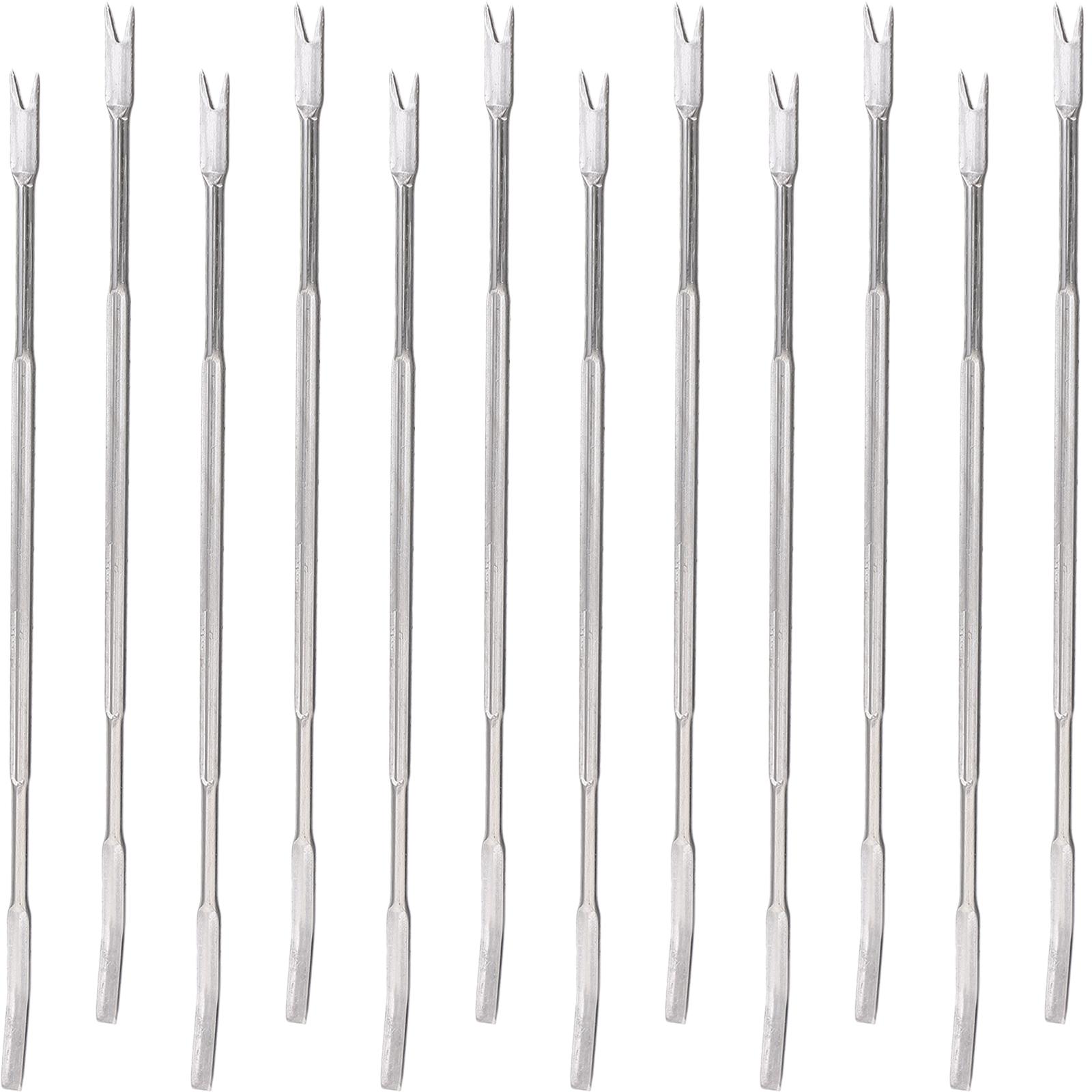 

BESTONZON 12PCS Stainless Steel Shellfish Seafood Forks Nut Picks Seafood Tools crab fork lobster forks серебряный