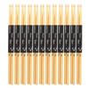 12 Pairs 7A/5A Drumsticks Professional Drum Sticks Set Maple Wood Comfortable Grip Percussion Instruments Accessories