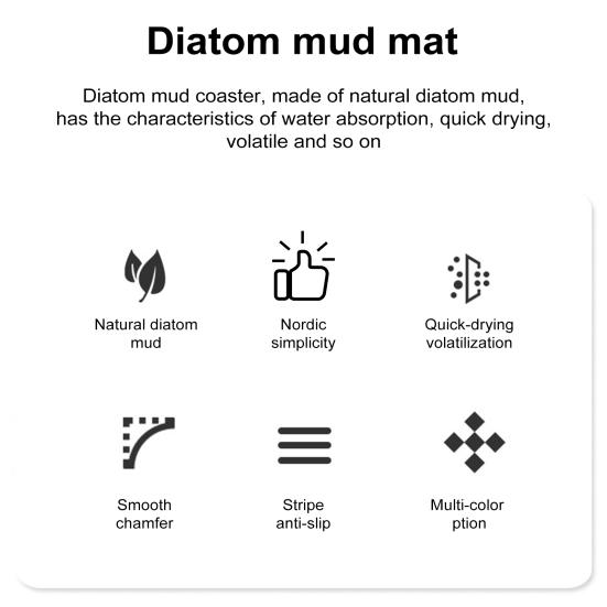 1/2 Stück Schnelltrocknendes Spülbeckenfach-Organizer, Kieselalgen-Schlammmatte, umweltfreundlicher Schwammhalter aus Stein für die Arbeitsplatte, Badezimmer, Küche, Seifenbürstenspender