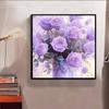 New Arrival 5D DIY Full Circle Diamond Painting "Purple Flower" Embroidery Cross Stitch Home Decor Gift