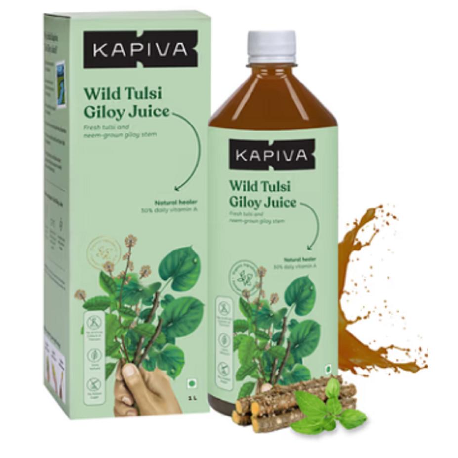 @ Kapiva Wild Tulsi Giloy Juice 1 ltr UK323 50%OFF