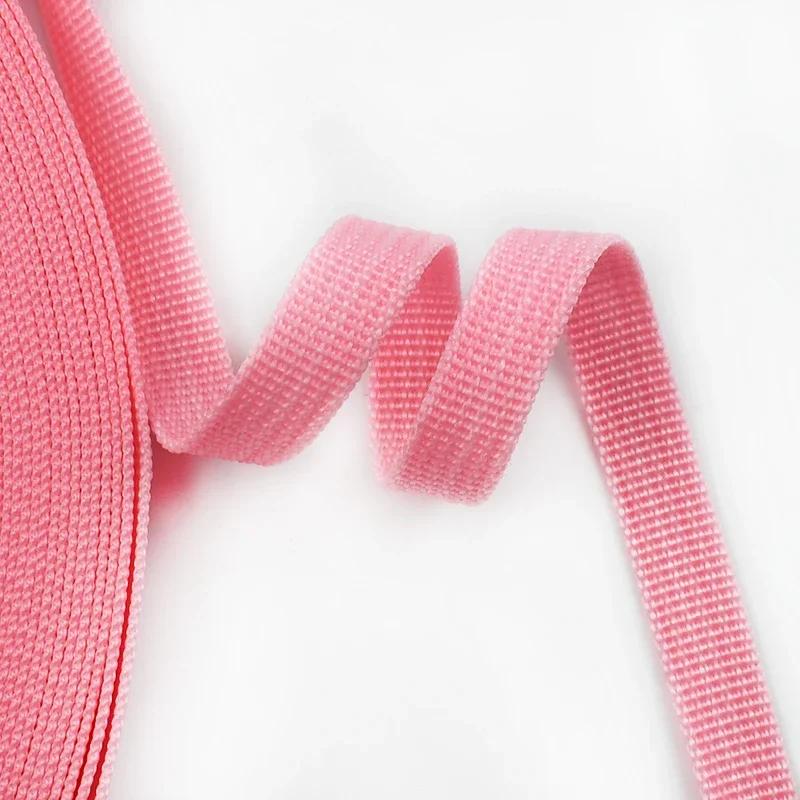 1Roll=45M 10mm Wide PP Webbing Ribbon Tapes for Backpack Strap Strapping Band Garment Pet Collar Sewing Weave Belts Accessories