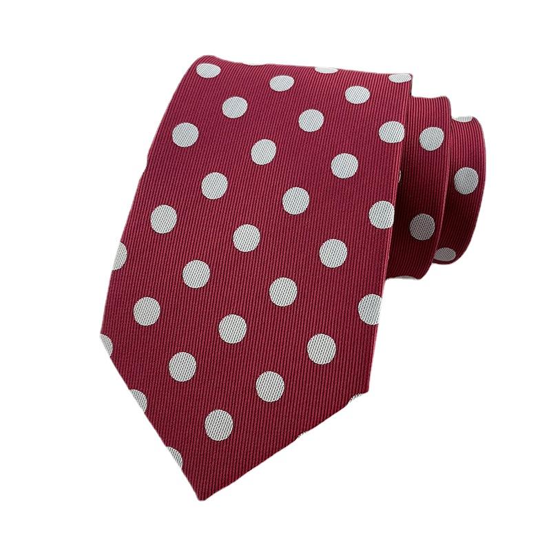 3.15" Fashion Wave Dot PaisleyTies Cravată pentru bărbați Circle Dot pentru nuntă