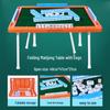 Compact Travel Mahjong Set - 24mm & 30mm Tiles, Solid Carved Sparrow Design, Ideal for Dorms and Table Games