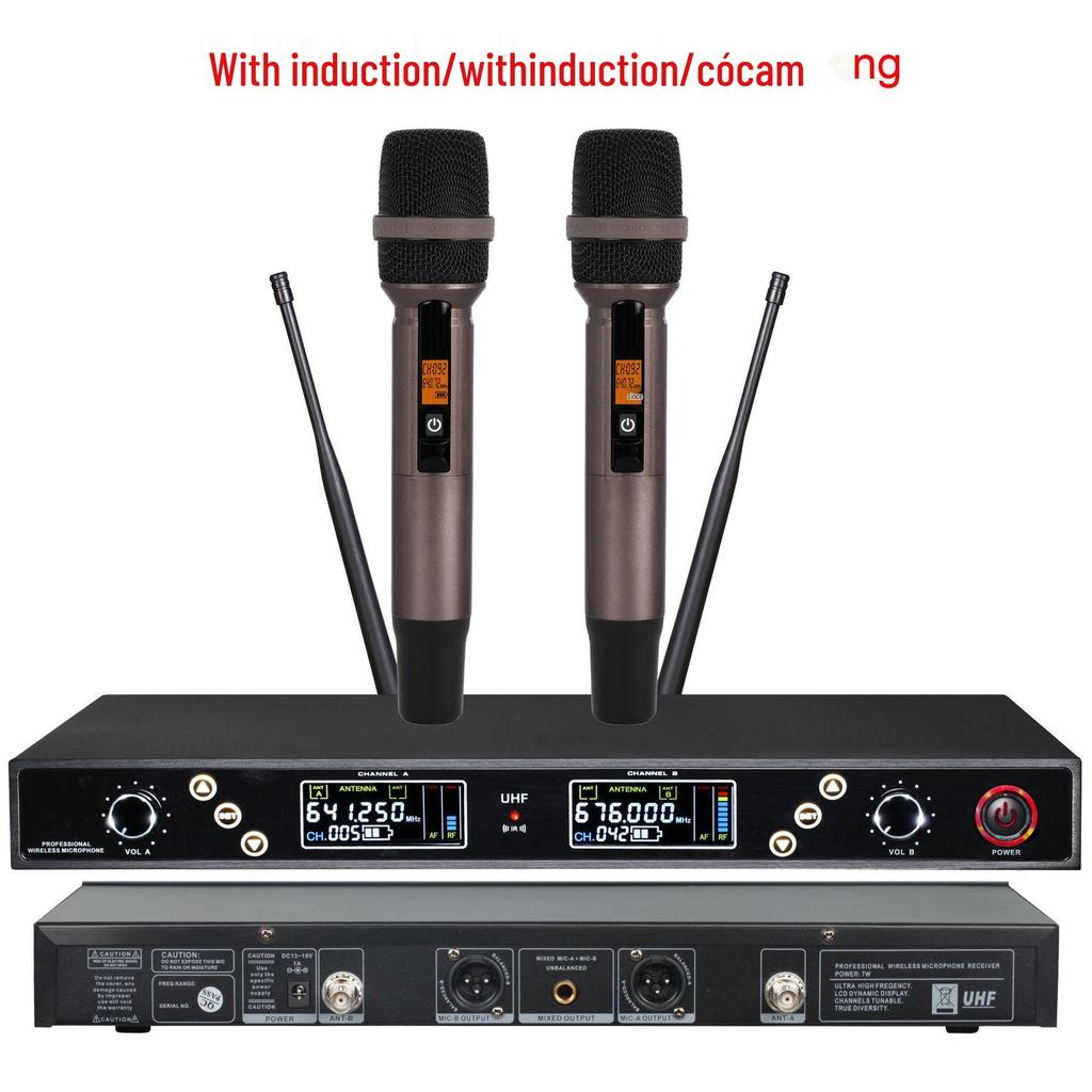 U-Band Infrared Wireless Handheld & Lavalier Microphone System for Conferences