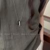 Women's Retro Geometric Pendant Necklace: Long Sweater Chain & Versatile Choker
