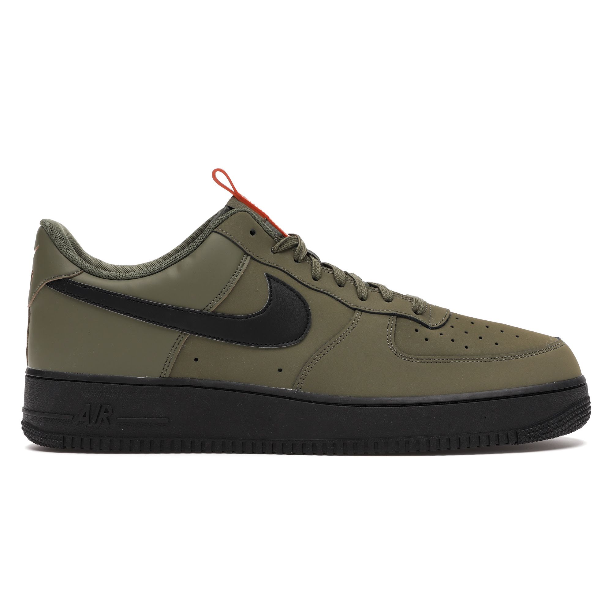 

Мужские кроссовки Nike Air Force 1 Low Medium Olive Green Starfish Black BQ4326-200