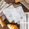 50pcs Self Adhesive Seal Plastic Bags For Bakery Packaging, Croissant, Party Handmade Biscuit/Cookies, Bread, And Cake Packing