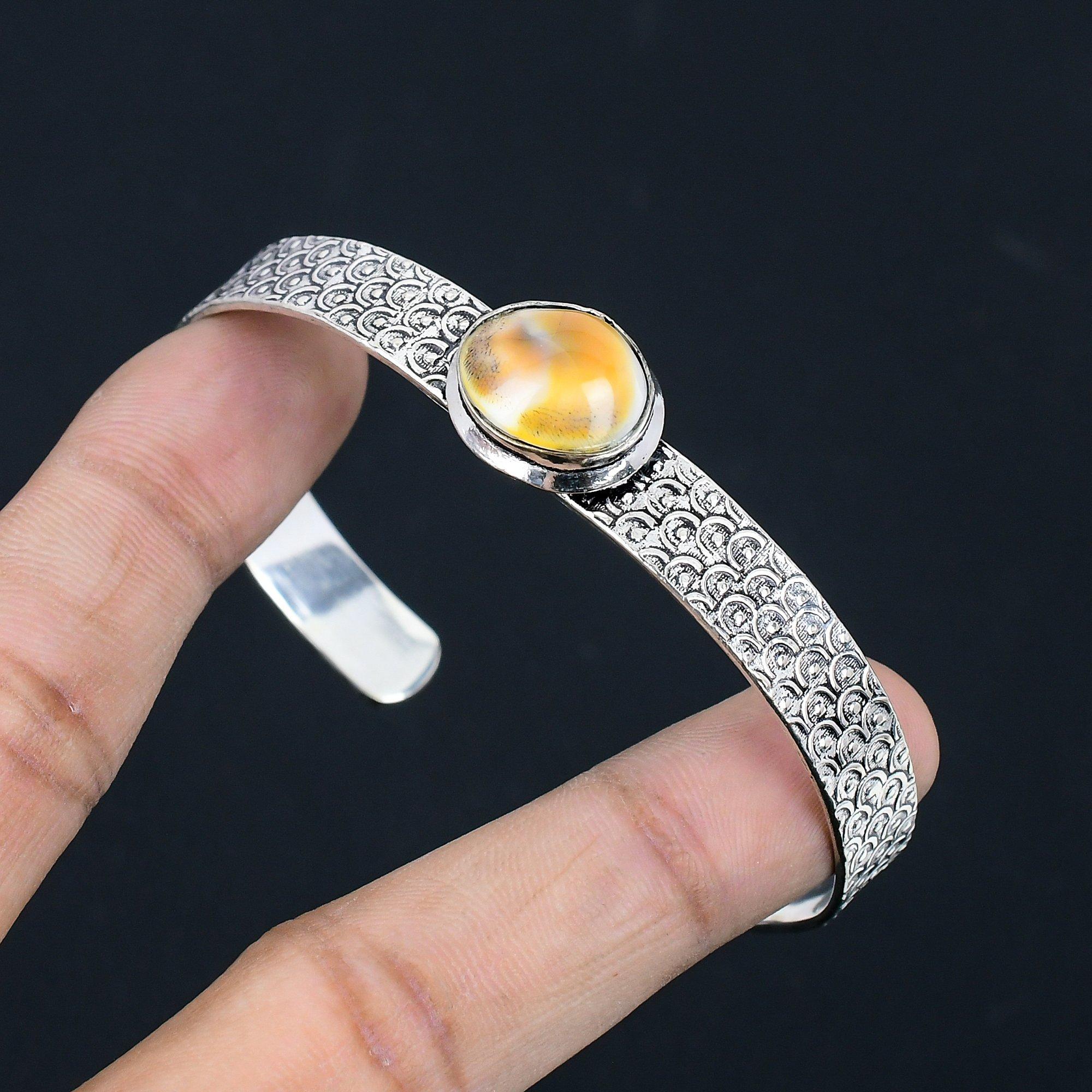 

Sisters Day Sale Natural Shiva Eye Shell 925 Sterling Silver New Bangle Bracelet Adjustable